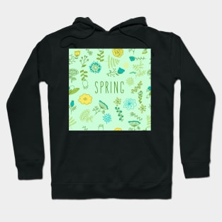 Spring pattern with flowers Hoodie